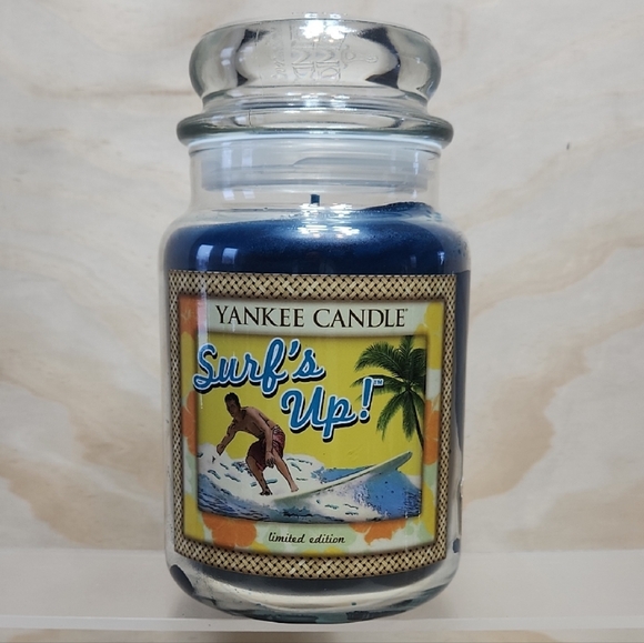 Yankee Candle Other - Yankee Candle Limited Edition Surf's Up Blue Candle 22 oz Large Jar